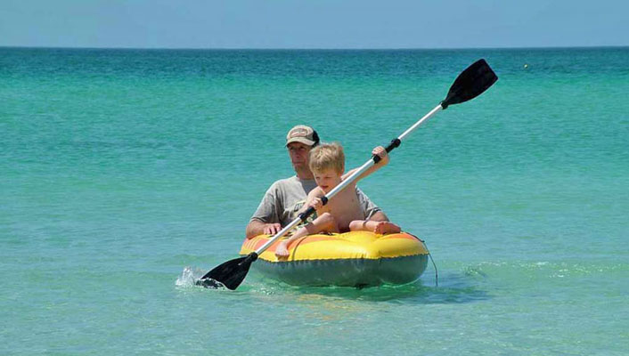 Kayak in Lakshadweep Island